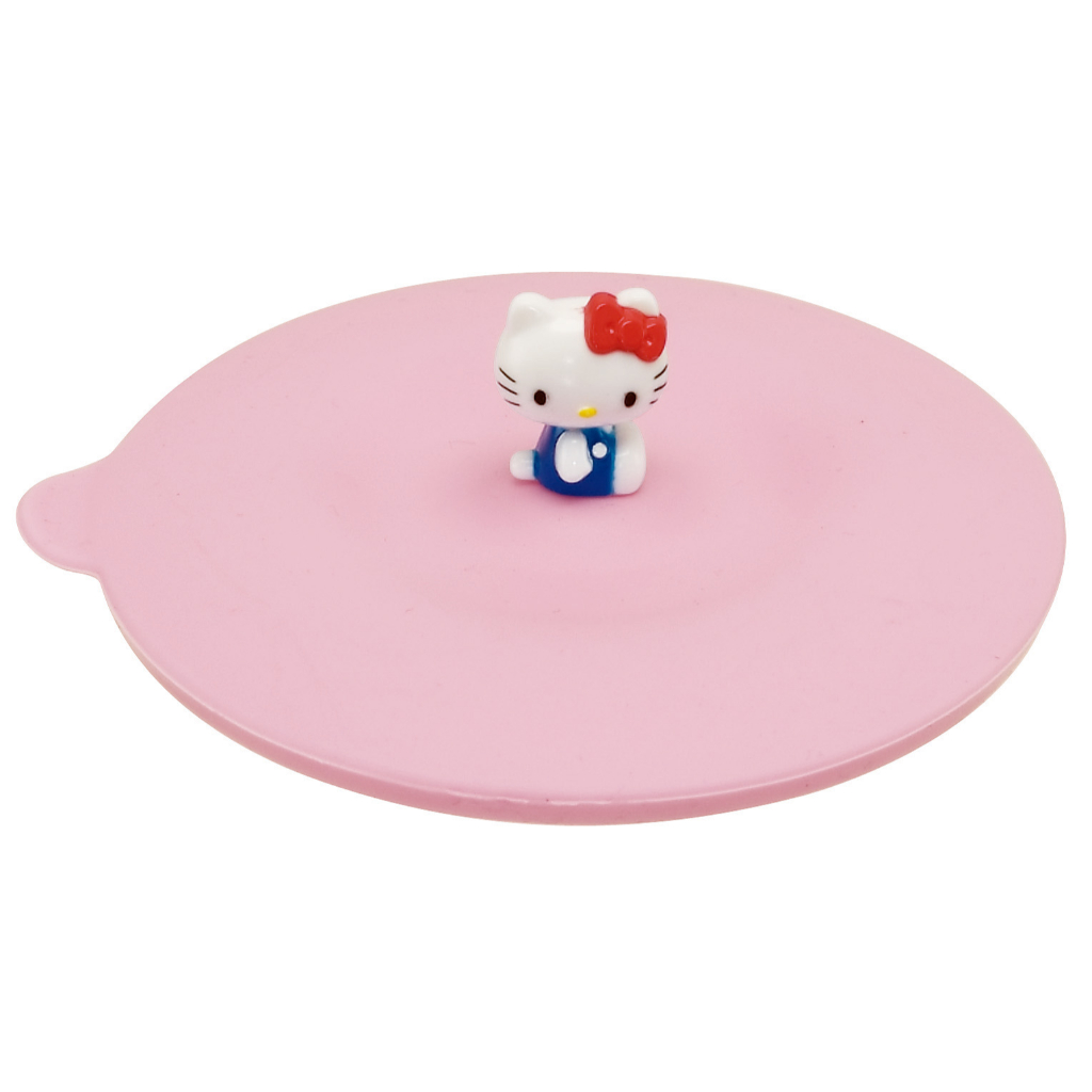 日本 SKATER 矽膠杯蓋 Hello Kitty 軟膠 杯蓋 含小公仔