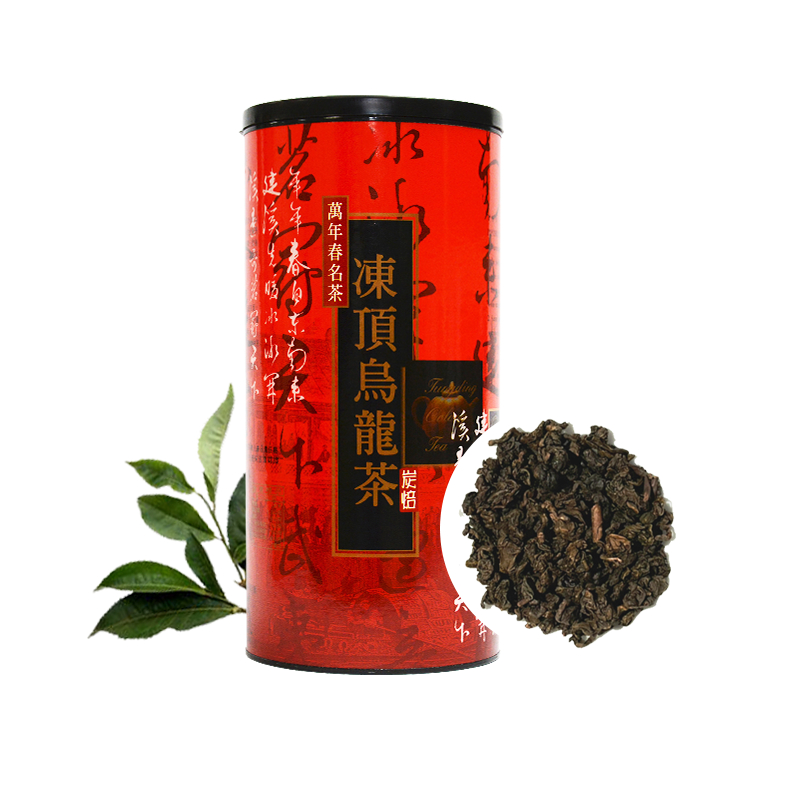【萬年春】茗冠系列 凍頂烏龍茶600(g)/罐 炭焙烏龍 黑烏龍 凍頂烏龍茶 熟茶