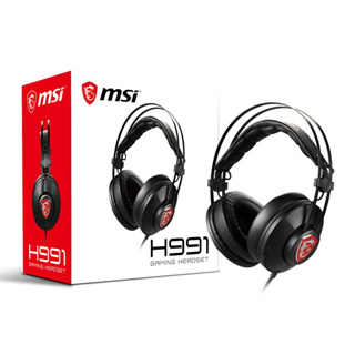 MSI H991 GAMING HEADSET 專業電競耳機 耳麥 有線耳機 麥克風