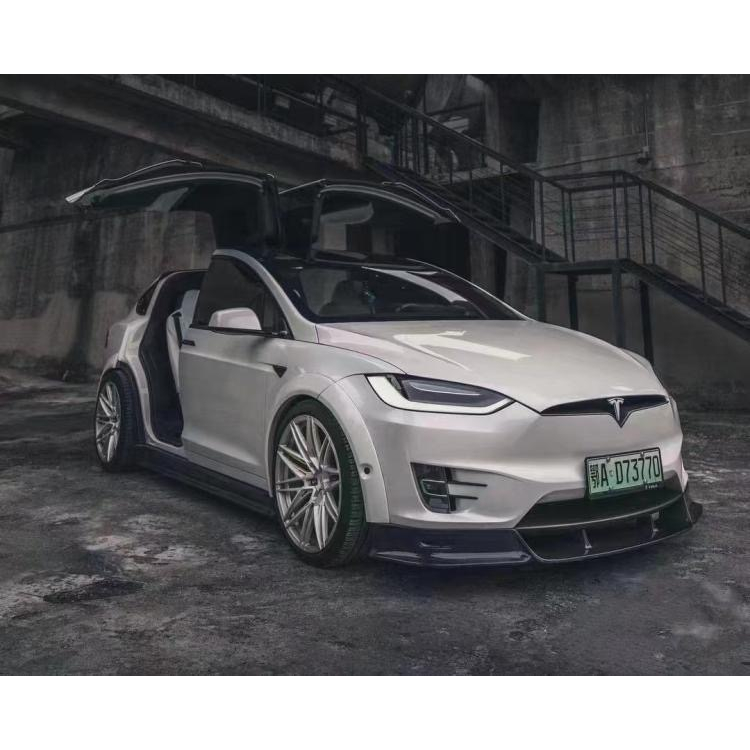 【M.GARAGE】TESLA Model X Topcar 碳纖維 前下巴 風口 輪眉 側裙 後下巴 尾翼 改裝 套件