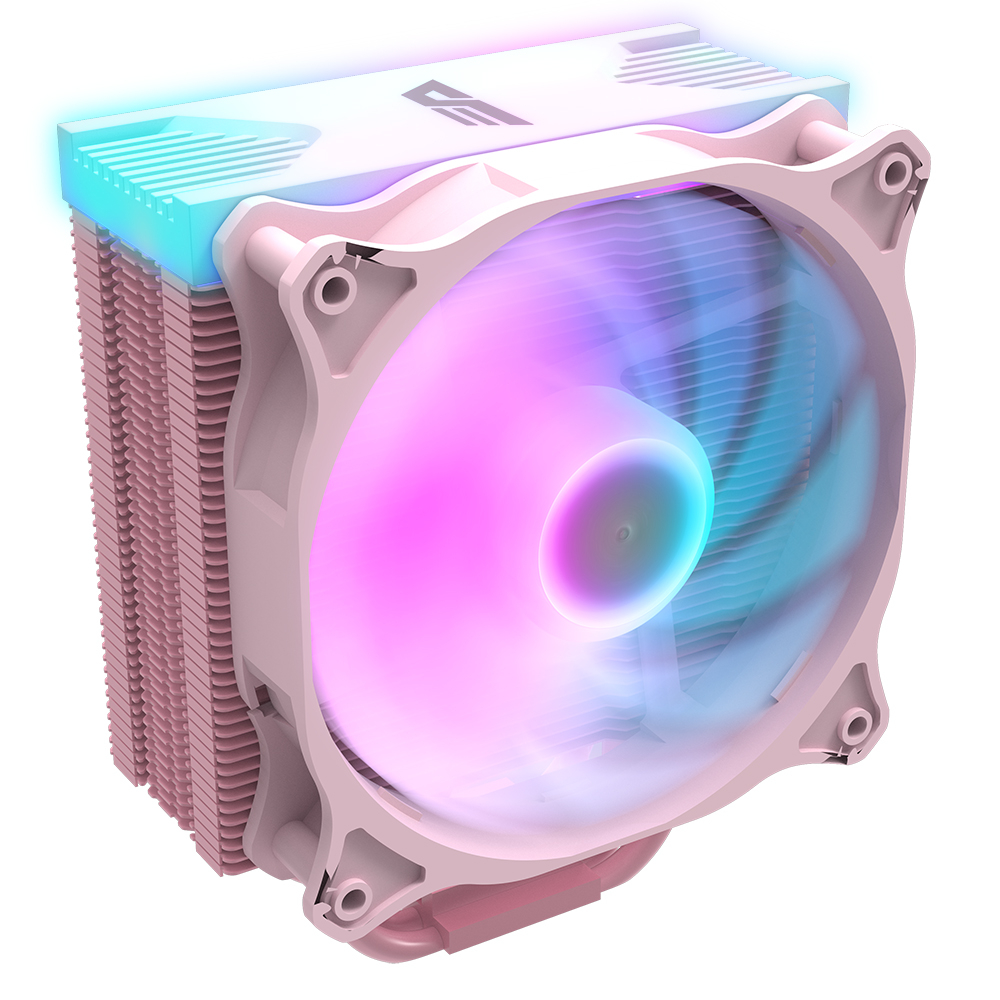 darkFlash大飛 Darkair Pro ARGB 粉色 CPU散熱器(支援1700)