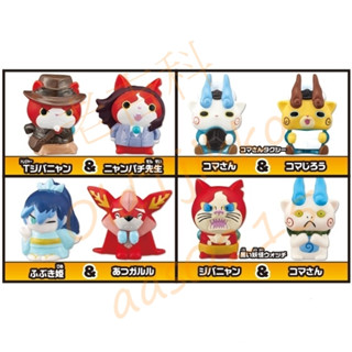 🌸老吉科🍀 日本 萬代 BANDAI 妖怪手錶 正版中古 絕版 指偶 妖怪大集合 吉胖喵 紅丸 景太 文花