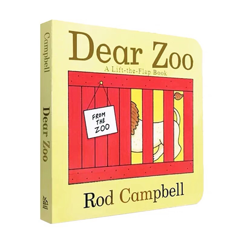 Dear Zoo 親愛的動物園英文原版 紙板書 幼兒英文繪本0-3歲 兒童寶寶 機關翻翻書 吳敏蘭書單