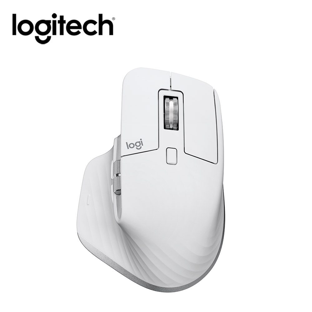 【喬格電腦】Logitech 羅技 mx master 3s for mac無線智能滑鼠(淺灰色)