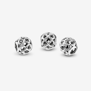 pandora 無限串飾Infinity silver charm 玫瑰金