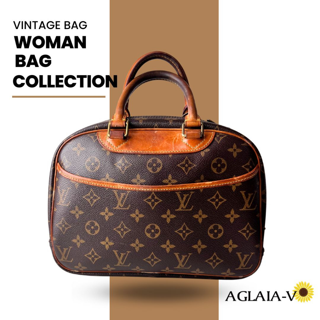 LOUIS VUITTON 真品LV二手包絕版品小珍妮包M42228手提包