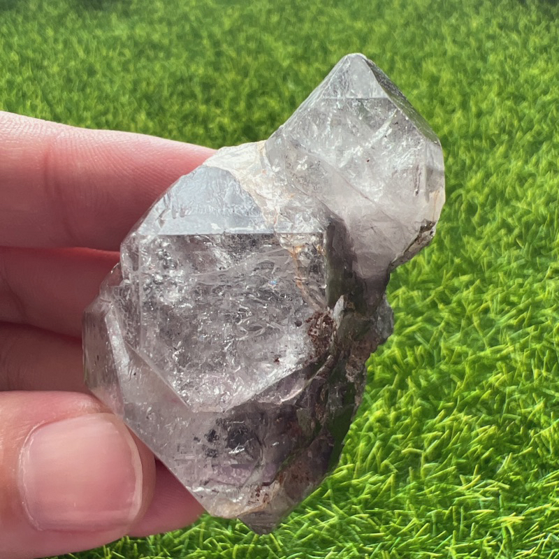 閃靈水晶帶水膽天然水晶能量水晶-172