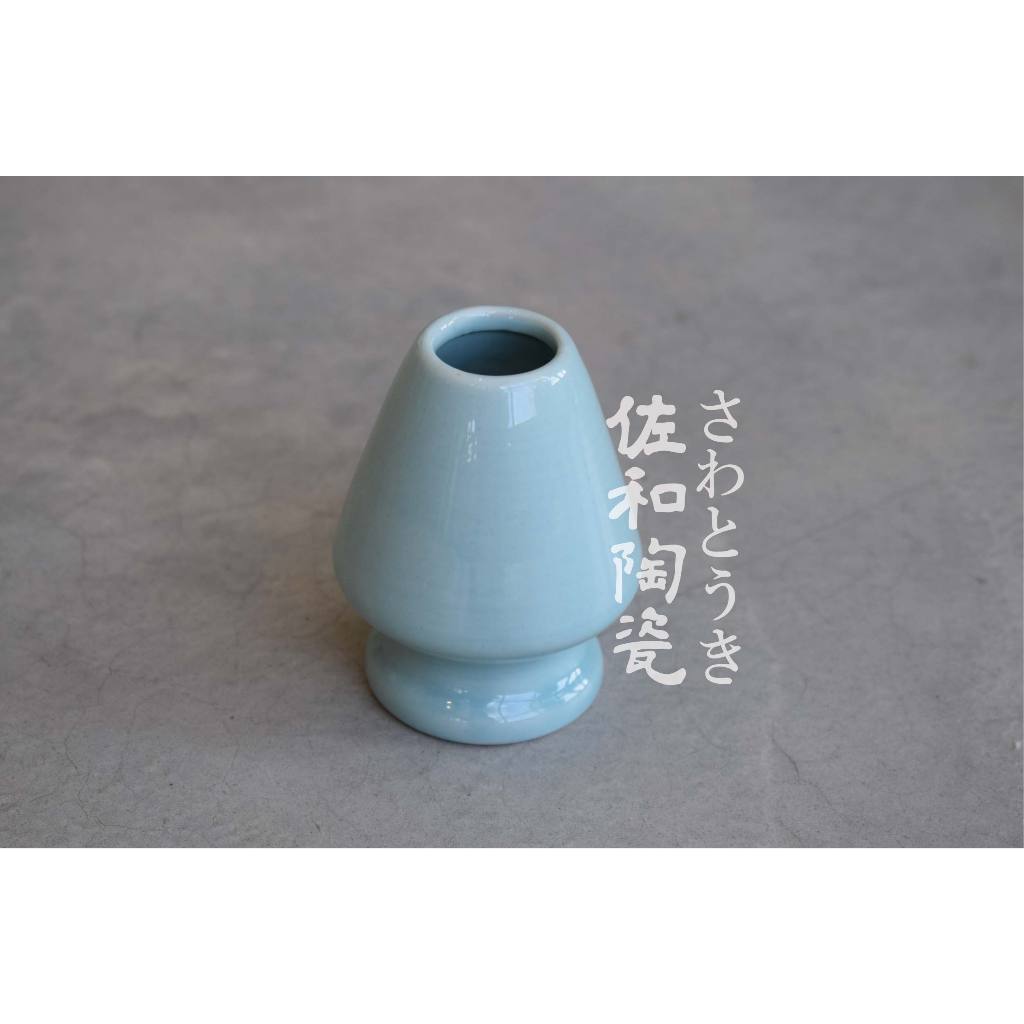 +佐和陶瓷餐具批發+【青瓷茶筅座-日本製 XL11123-42 】日本製 抹茶 放茶筅 茶筅座 底座 茶具 雜貨