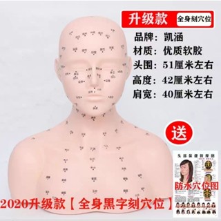 皮膚管理頭模模型美容院練習模特兒臉部按摩化妝假人頭(現貨+預購)