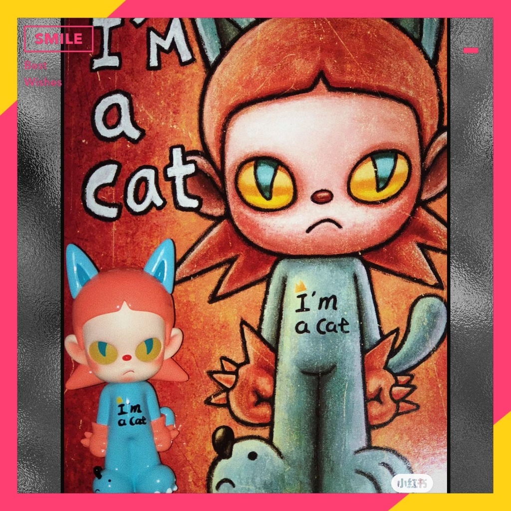 快速預購 ✅ Zsiga 我是一隻貓 吊卡 我是一只貓 公仔 泡泡瑪特 貓吊卡 popmart 貓 貓 i am cat