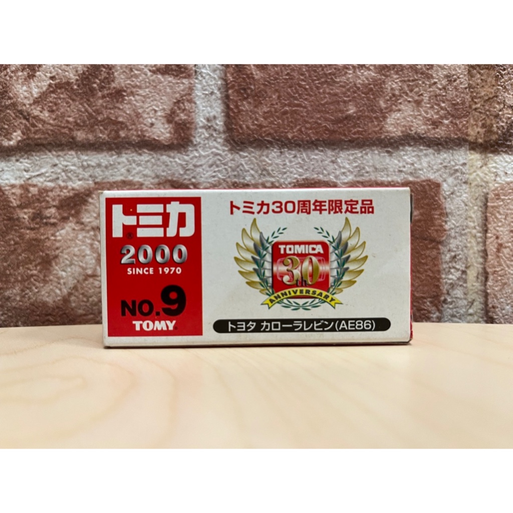 米妃兔㊣TOMICA 多美小汽車 30周年 NO.9 TOYOTA AE86 紅色 30th Anniversary