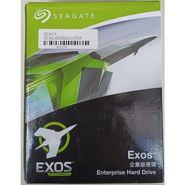 Seagate 希捷企業級氦氣蝶 Exos X16 16TB 3.5 吋 硬碟