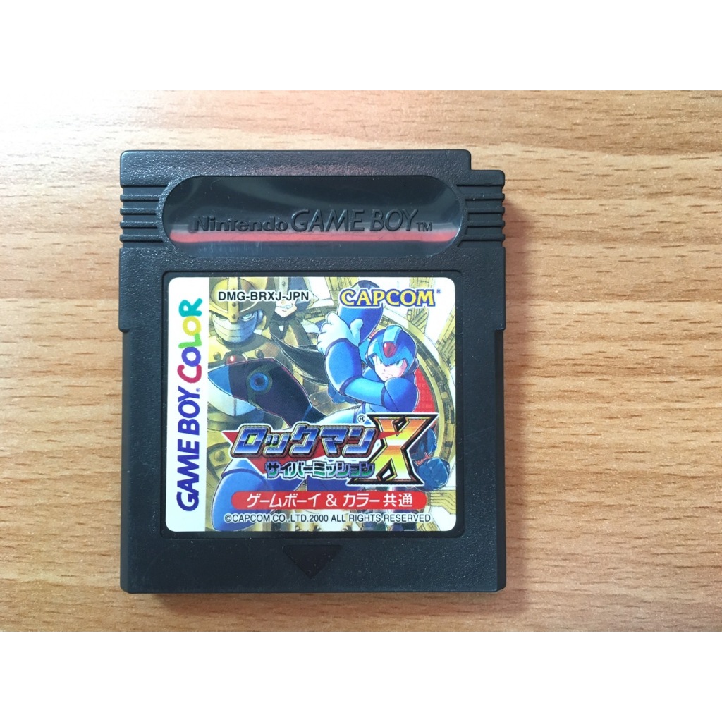 【售650元】日規正版卡 gameboy color GBC 洛克人X 幻電任務 洛克人 Rockman 威力博士