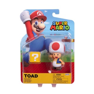 🔥成品潮玩🔥 JAKKS Nintendo 任天堂 Super Mario 超級瑪利歐: 4吋公仔 W32 TOAD