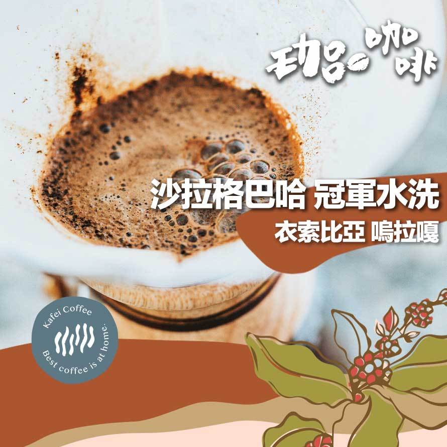 【嚴選水洗咖啡豆】衣索比亞 莎拉格巴哈 冠軍水洗 / 咖啡 咖啡豆 精品咖啡 手沖咖啡 淺焙咖啡豆【珈品咖啡蟹老闆】