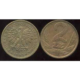 【全球郵幣】波蘭1980 POLOGNE 2 Zlote AU
