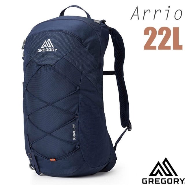 【GREGORY】多功能健行登山背包 ARRIO 22L(水袋兼容+FreeSpan通風背板)_火花藍_138424