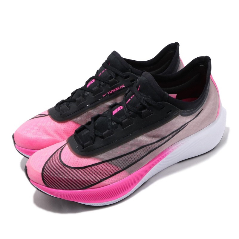 NIKE AIR ZOOM FLY 3 男款 男鞋 女鞋 運動 休閒 慢跑鞋 AT8240 600 鞋碼27.5 黑粉