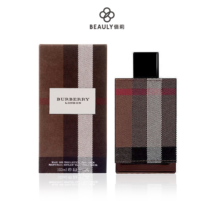 BURBERRY LONDON 倫敦 男性淡香水 100ml 《BEAULY倍莉》 禮物包裝 送禮首選 熱搜 經典香