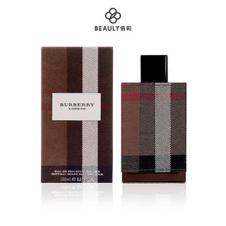 BURBERRY LONDON 倫敦 男性淡香水 100ml《BEAULY倍莉》男香 皮革 薰衣草 專櫃香水 木質調香水