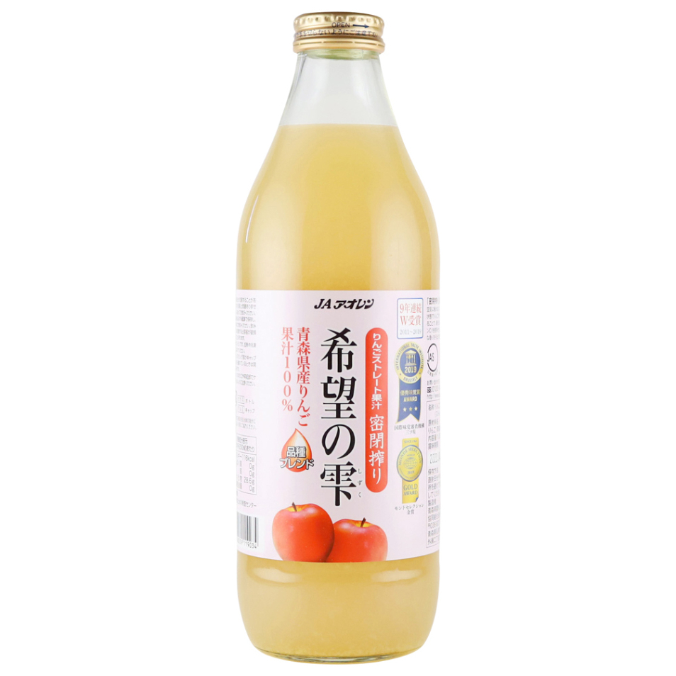 日本 青森 果汁系列 1000ml 青森蘋果汁 葡萄汁