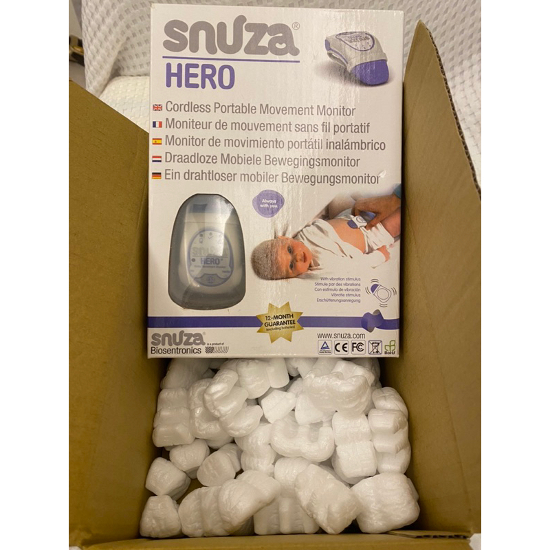 snuza hero 全新嬰兒呼吸動態監測器