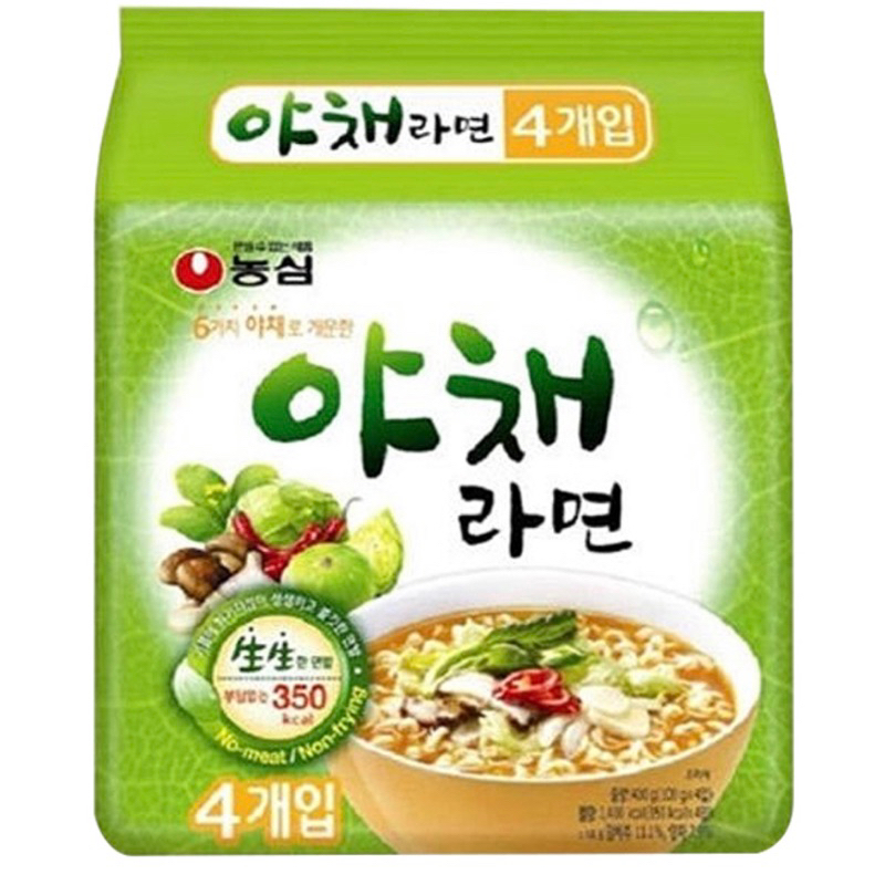 韓國🇰🇷直送 Nongshim農心 蔬菜拉麵 4入 韓國熱銷泡麵
