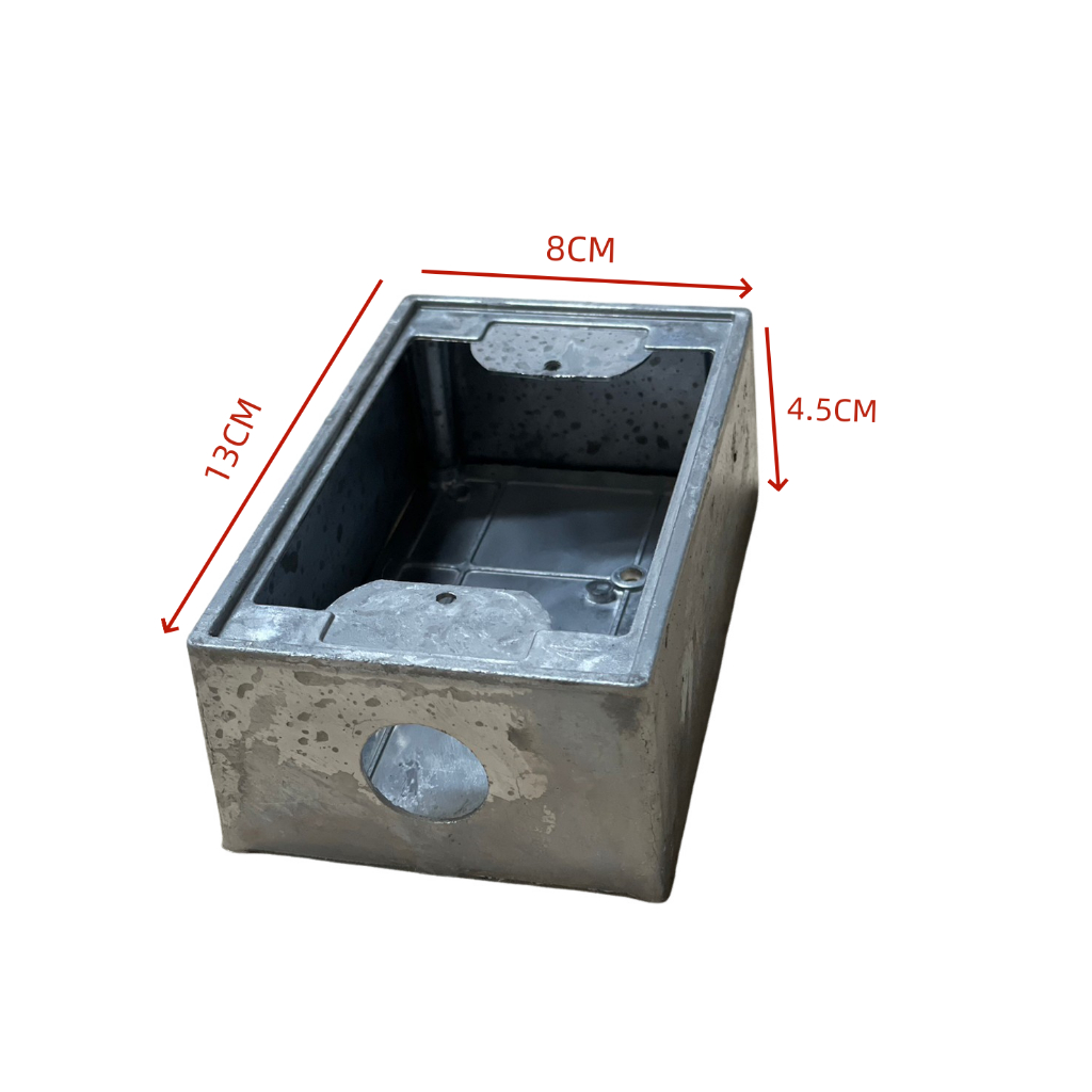 【貫群水電】⭐現貨⭐鋁接線盒 鋁BOX 單聯 雙聯 (烤漆)