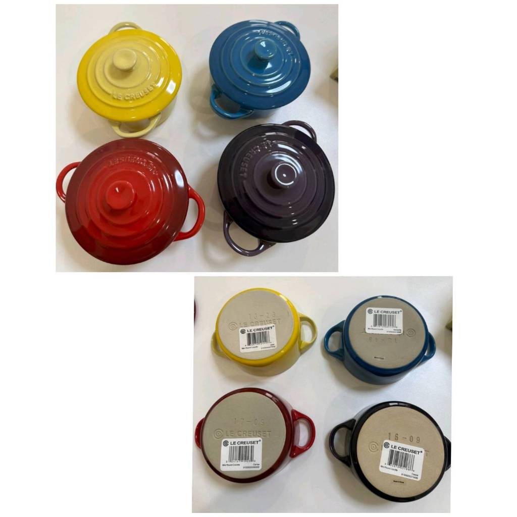 全新有盒 代售 Le Creuset 烤盅/10cm/櫻桃紅/閃亮黃/馬賽藍/葡萄紫/烤皿/湯碗/兒童碗/餐具/碗