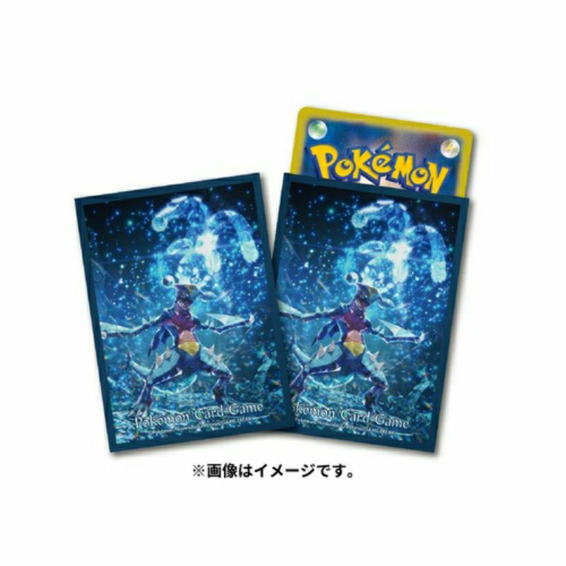 DSC☆全新 現貨 代理版 寶可夢卡套 水屬性太晶化烈咬陸鯊 PTCG 第二層 牌套 64入 66×92mm 卡片保護