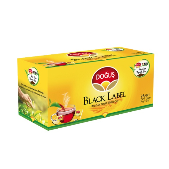【即期現貨】土耳其 DOGUS Black Label 黑標紅茶包 (25包 x 2克)