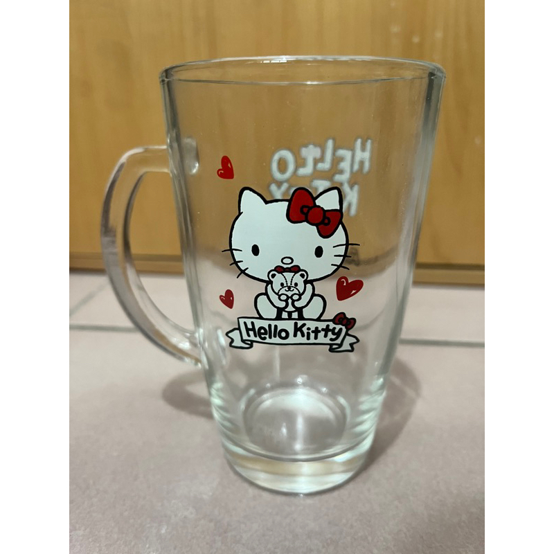 7-11 Hello Kitty 玻璃杯 曲線杯