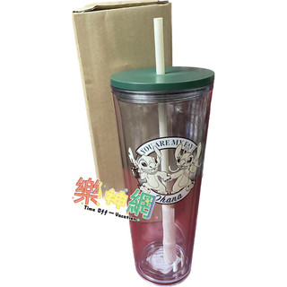 星巴克 STARBUCKS【迪士尼DISNEY 史迪奇冷水杯：加贈貼紙】CCUP 24OZ STITCH TW