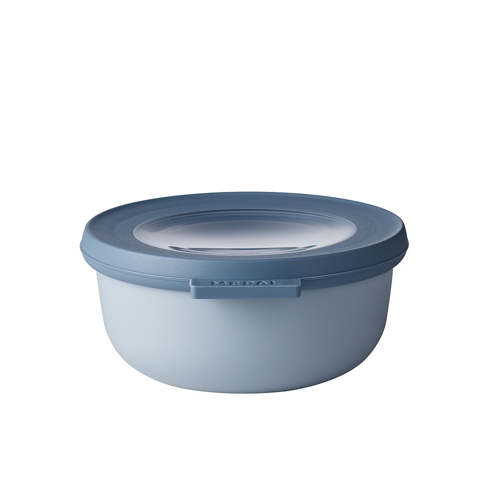 【荷蘭Mepal】圓形密封保鮮盒350ml-藍《泡泡生活》
