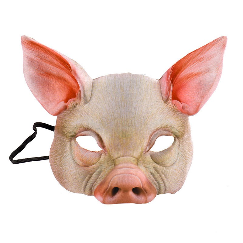 快樂商店-動物面具/小豬面具/豬造型面具
