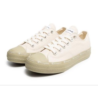 CHAMPION 帆布鞋 休閒鞋 米/墨綠 女鞋 USLS301374<14>