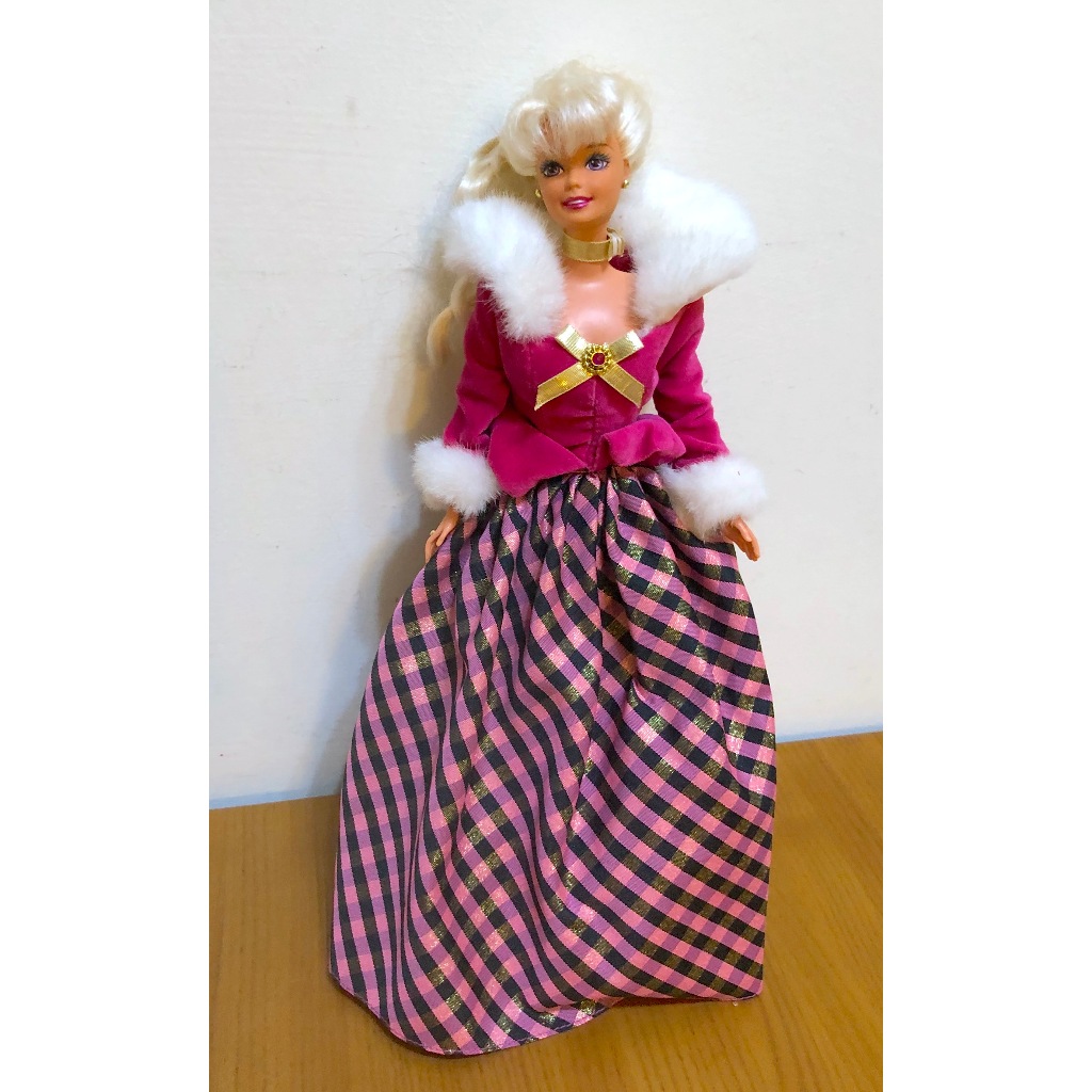 芭比娃娃 Winter Rhapsody Barbie, 1996, #40723, Avon Mattel 早期 絕版