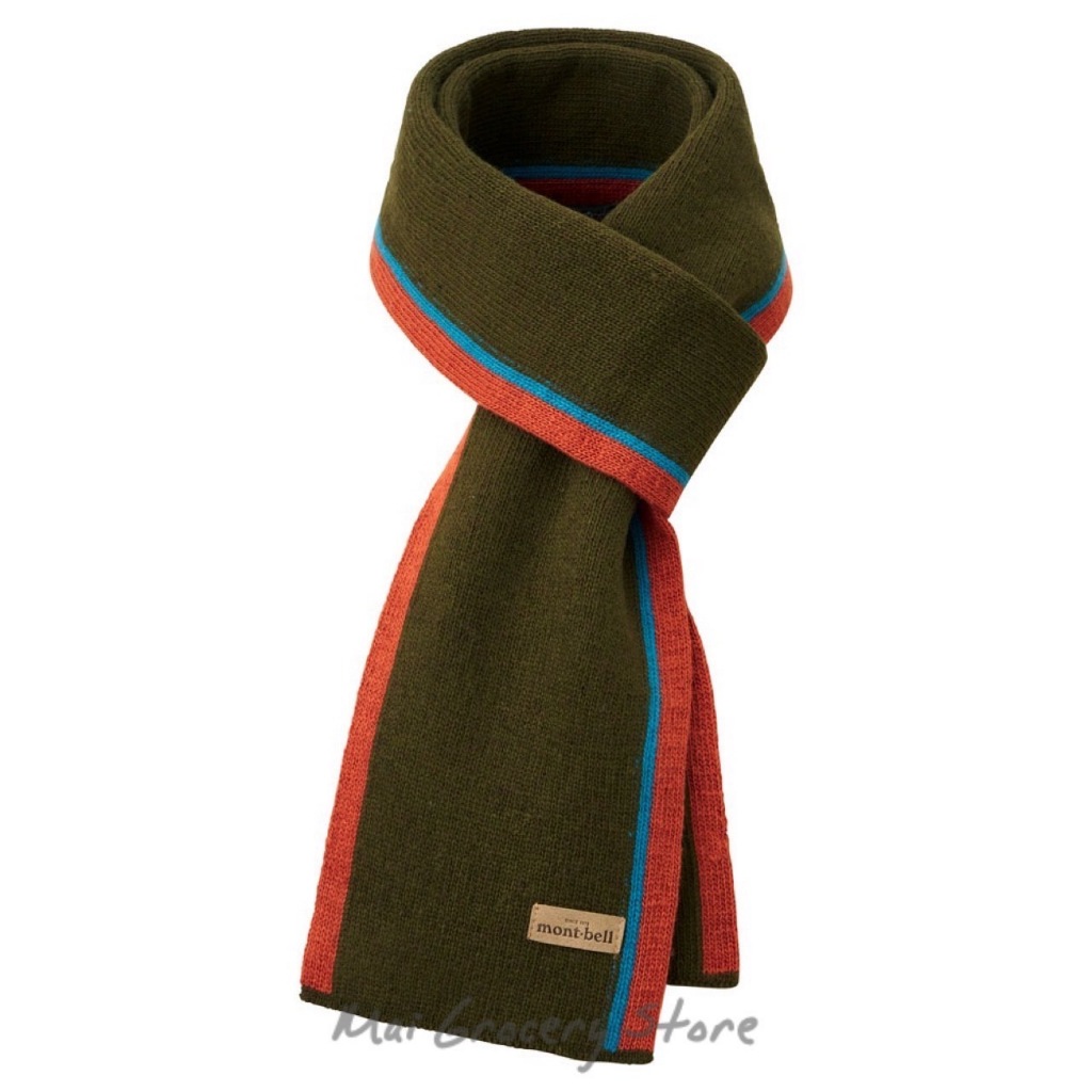 ::日本代購:: Mont-bell Knit Muffler #3 15%羊毛  圍巾 保暖 圍脖 #1118769