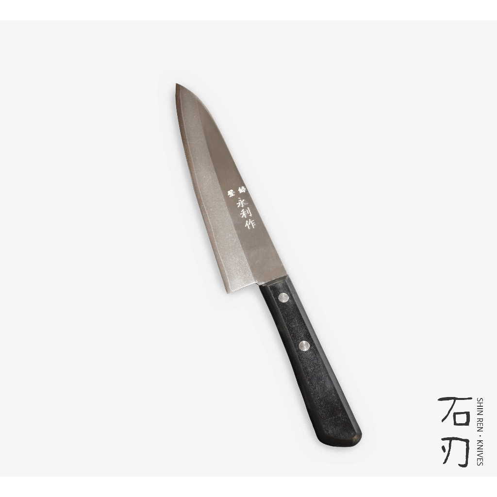 【石刃】永利／銀水果刀牛刀型 台灣刀具