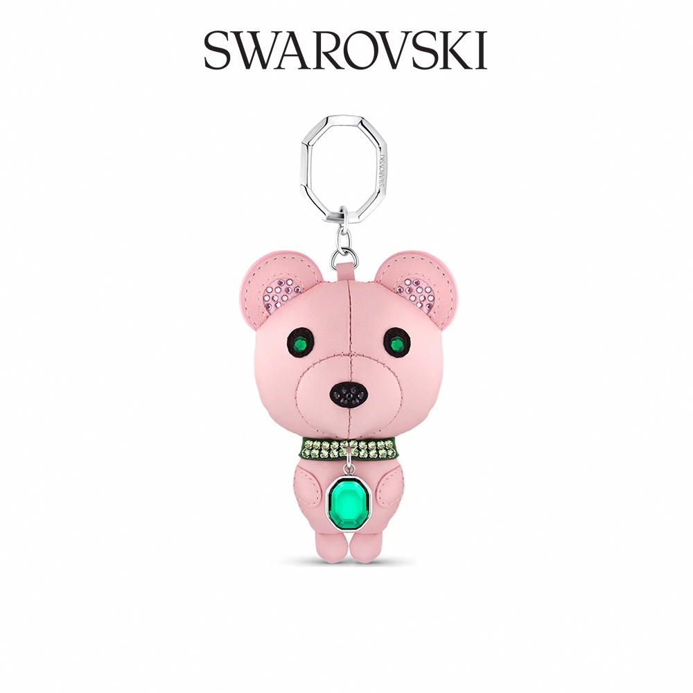 SWAROVSKI 施華洛世奇  Icons 鑰匙扣 熊, 漸層色, 不銹鋼
