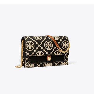 Tory Burch T Monogram Contrast Embossed Chain Wallet 經典老花斜揹包
