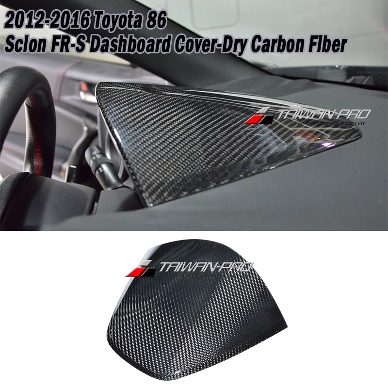 12 TOYOTA 86 SCION FRS Subaru BRZ 儀表板上蓋-碳纖維熱壓卡夢 2012-2016