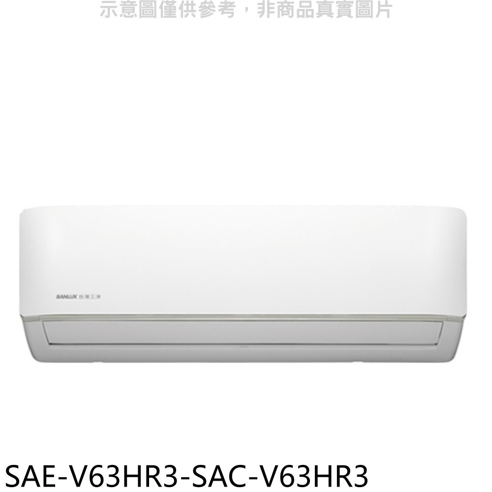 SANLUX台灣三洋【SAE-V63HR3-SAC-V63HR3】變頻冷暖R32分離式冷氣(含標準安裝) 歡迎議價