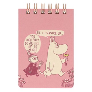 sun-star 日本製 Moomin A7線圈便條本 嚕嚕米 MOOMIN和小美 UA72403