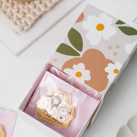 【友成包裝】抽屜式禮盒-清新花朵款 牛軋糖 包裝盒 餅乾禮盒 鳳梨酥 包裝盒 月餅禮盒 餅乾盒 糖果盒