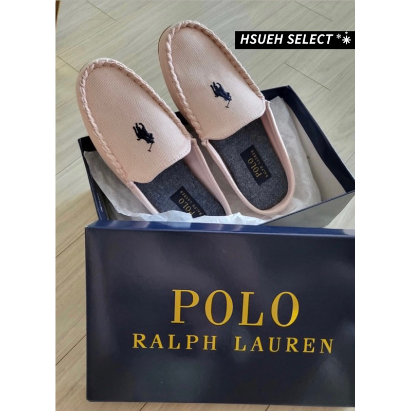 𝙃𝙎𝙐𝙀𝙃 𝙎𝙀𝙇𝙀𝘾𝙏 *⁕ 預購｜Polo Ralph Lauren女大人櫻花粉穆勒鞋