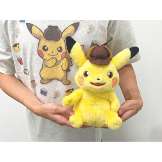 【日本中心限定】現貨 日版 名偵探皮卡丘 布偶 娃娃 寶可夢中心 皮卡丘布偶 說話發聲布偶 正版 名偵探皮卡丘 閃電回歸