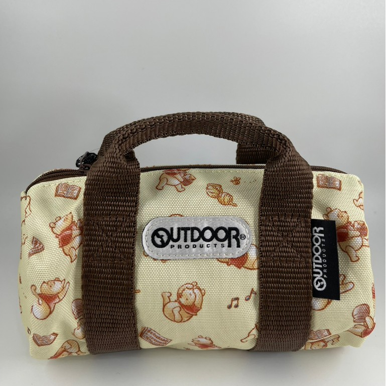 【日本空運正貨】OUTDOOR x 小熊維尼 迪士尼聯名款 背包式 收納筆袋 鉛筆盒 筆袋 收納袋