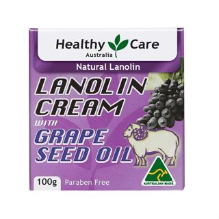 現貨 Healthy Care Lanolin Cream with葡萄籽油綿羊霜100g澳洲製