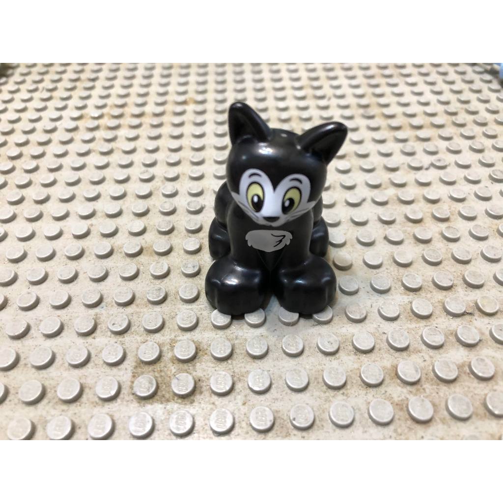 【點點小豆】LEGO 樂高積木 DUPLO 得寶 動物 黑貓 貓咪 ( 10998 款) 一個 如圖！